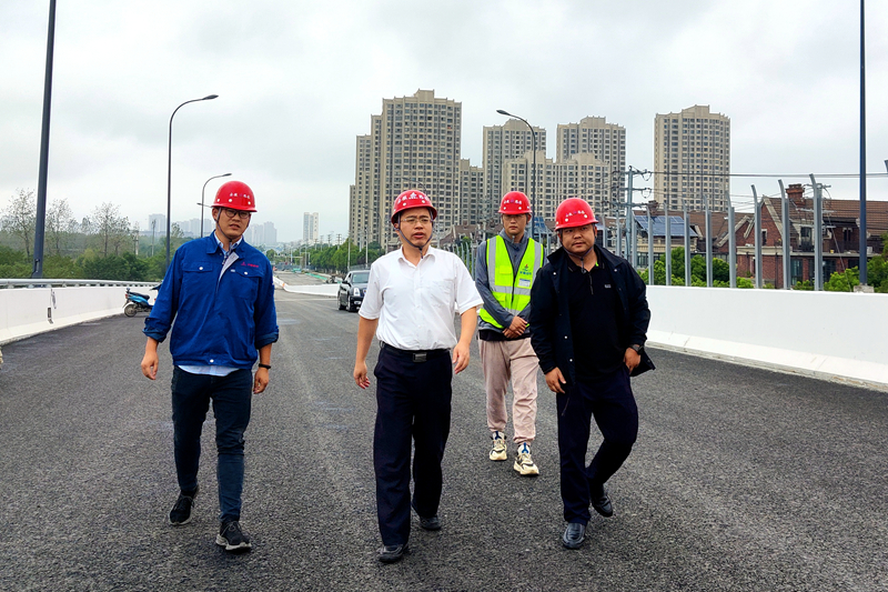 公司黨委書記、董事長錢申春調(diào)研西二環(huán)項目建設推進工作2